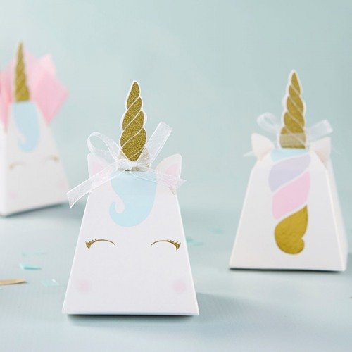 Unicorn Party Favor Boxes